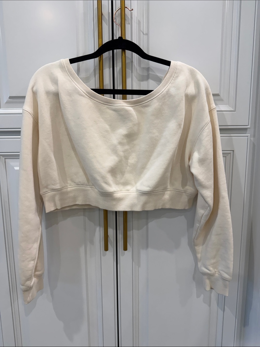 Cotton On Cream Cropped Sweatshirt